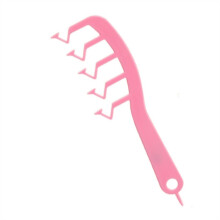 2pcs Z Shaped Hair Parting Comb for Volume Boost and Anti Static Wide Tooth Scalp Massage