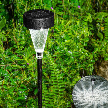 Lksixu Solar Buitenverlichting, Waterbestendig, LED-verlichting op zonne-energie, Tuinverlichting op zonne-energie voor terras en tuin (1 stuk)