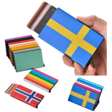 Kortholder med RFID-beskyttelse. Pop-up. 15 forskellige farver - Pink Pink