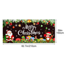Bannière de porte de garage de Noël - Décoration de Noël avec flocons de neige colorés, compatible avec Bocqde, fond de fête d'hiver et du