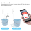 Tuya Smart Home Wifi Ανιχνευτής διαρροής νερού με εμβάπτιση, χρονισμός συναγερμού 6