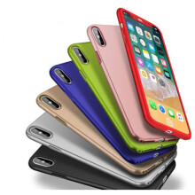 Ag luí le iPhone XR | Cás Iomlán 360 3in1 + 0.26mm GACH DATH Óir