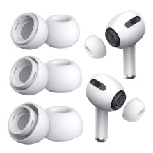 Συμβατό με AirPods Pro2Ακουστικά / Μαξιλάρια αυτιών - (S, M, L) Λευκό