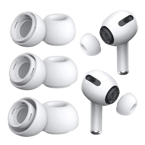 Συμβατό με AirPods Pro2Ακουστικά / Μαξιλάρια αυτιών - (S, M, L) Λευκό