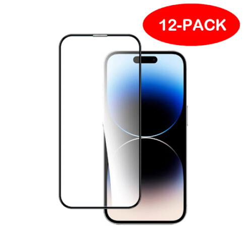 [12 τεμάχια] συμβατό με iPhone16Pro Προστατευτικό οθόνης από σκληρυμένο γυαλί Διαφανές