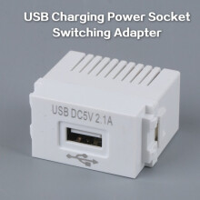 Modúl Soláthair Cumhachta USB, Cuibheoir Lasc Claochladáin 220V 5V, Bán-X73-