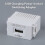 USB-Netzteilmodul 220V 5V Transformator-Schalteradapter Weiß-X73- 1