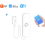 Tuya Smart Home Wifi Ανιχνευτής διαρροής νερού με εμβάπτιση, χρονισμός συναγερμού 4