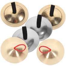 3Paires Cymbales Mini Acier Doigt Jouets Enfants Colorés