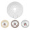 20Pièces Plaques Escutcheon Plastique Protection Décoration 9