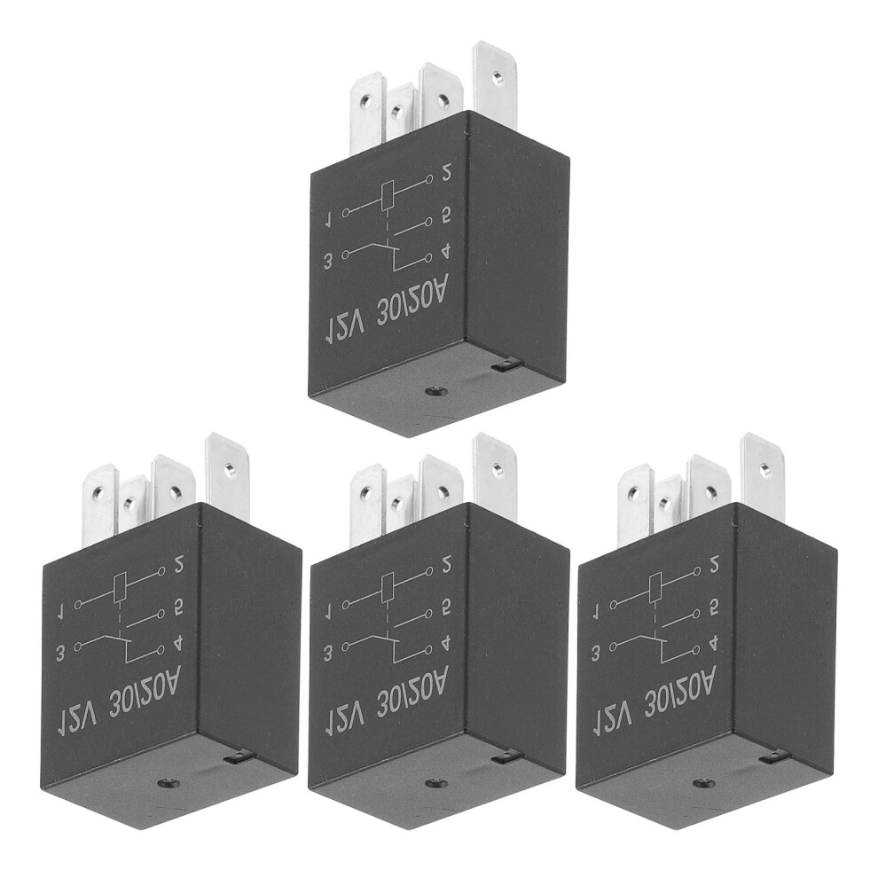 8Pcs Automotive 12V Relay 5 Pin Starter Relay For Car And Truck Black 3623091485869