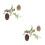 2 Sets Grasshopper Figurine Crafts Mantis Model 8