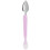 4Pcs Double-Ended Pink Baby Feeding Spoons with Storage Box 1