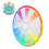 6Pcs Multi Color Learning Chart Small Color Wheel for Art Education 8