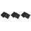 9Pcs Versatile Black Polyester Car Trunk Elastic Securing Straps 9