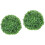 2pcs Plastic Topiary Ball Artificial Grass Party Home Decor 4