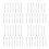 60 Pcs White Chalk Pens With Brush Liquid Marker Erasable 6