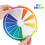6Pcs Multi Color Learning Chart Small Color Wheel for Art Education 3