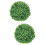 2pcs Plastic Topiary Ball Artificial Grass Party Home Decor 7