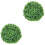2pcs Plastic Topiary Ball Artificial Grass Party Home Decor 3