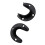2 Pack Oval Rod End Supports Stainless Steel Closet Pole Socket Rob 6
