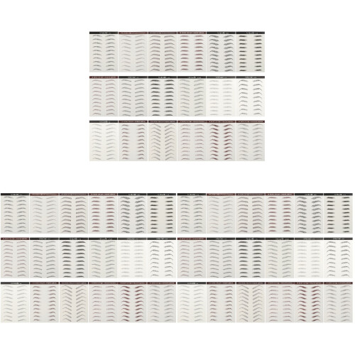 3 Pack Waterproof Eyebrow Stickers Woman Artificial Makeup 1