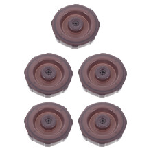 10Pcs Grey Plastic Sprayer Lid for Garden Use Leakproof Spiral Cap