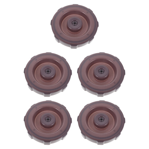 10Pcs Grey Plastic Sprayer Lid for Garden Use Leakproof Spiral Cap