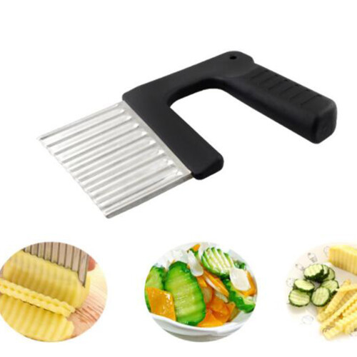 2Pcs Stainless Steel Crinkle Cutting Tool For Potatoes 1