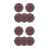 10Pcs Grey Plastic Sprayer Lid for Garden Use Leakproof Spiral Cap 7