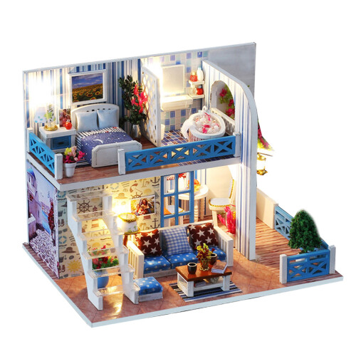 2 Sets DIY Sea Theme Model House Toy 1