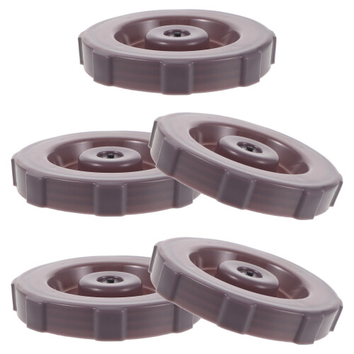 10Pcs Grey Plastic Sprayer Lid for Garden Use Leakproof Spiral Cap 2