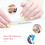 30 Pcs Willow Leaf Shaped Wood Nail Files For Manicure Pedicure 5
