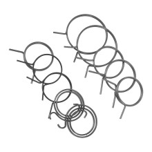 40 Pcs Metal Door Handle Lock Spring For Bedroom Garage Security Door