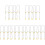 80Pcs Multi Hot Roller Clips Replacement for Hair Styling Secure Hold 4