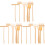 18 Pcs Zen Garden Tools Set With Sand Tray And Rake 2