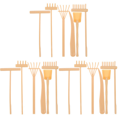18 Pcs Zen Garden Tools Set With Sand Tray And Rake 1