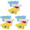 9 Pcs Supple Bear Doll Sweater Accessory Replacement Clothes 4