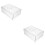 2Pcs Stackable Refrigerator Organizer Drawer Pull Out Fridge Bin 7