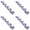 4Pcs Durable Blue Enamel Water Height Gauge Pool Measuring Tool 7