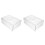 2Pcs Stackable Refrigerator Organizer Drawer Pull Out Fridge Bin 3