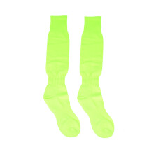 2 Pairs Solid Color Football Socks Knee High Fluorescent Green