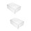 2Pcs Stackable Refrigerator Organizer Drawer Pull Out Fridge Bin 8