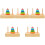 5 Sets Of Colored Stacking Rings For Toddlers 3