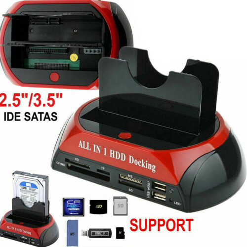 Hdd Docking Station Ide Usb Clone Hard Drive Reader With 2