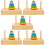 5 Sets Of Colored Stacking Rings For Toddlers 8