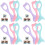 4 Pieces Eyelashes Tools Mascara Shield Applicator Guard Protector 8