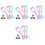4 Pieces Eyelashes Tools Mascara Shield Applicator Guard Protector 6