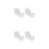 2Sets Plastic White Tape Holder Weighted Base Efficient Tape Cutter 11