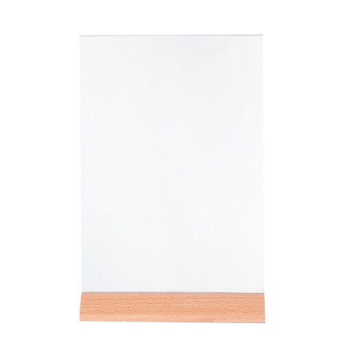 2pcs Sign Standing Sign Log Acrylic